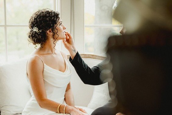 Soft Romantic Curly Updo