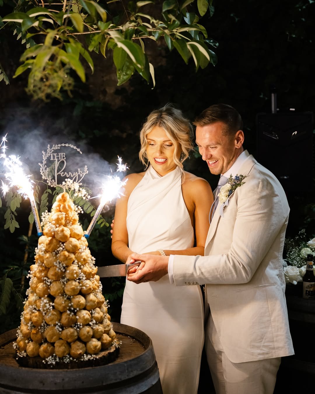 Sparkling Croquembouche Romance