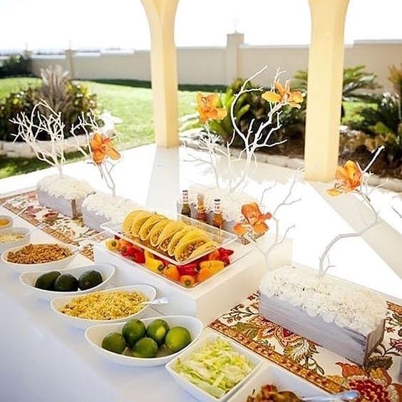 Tropical Luxe Taco Spread