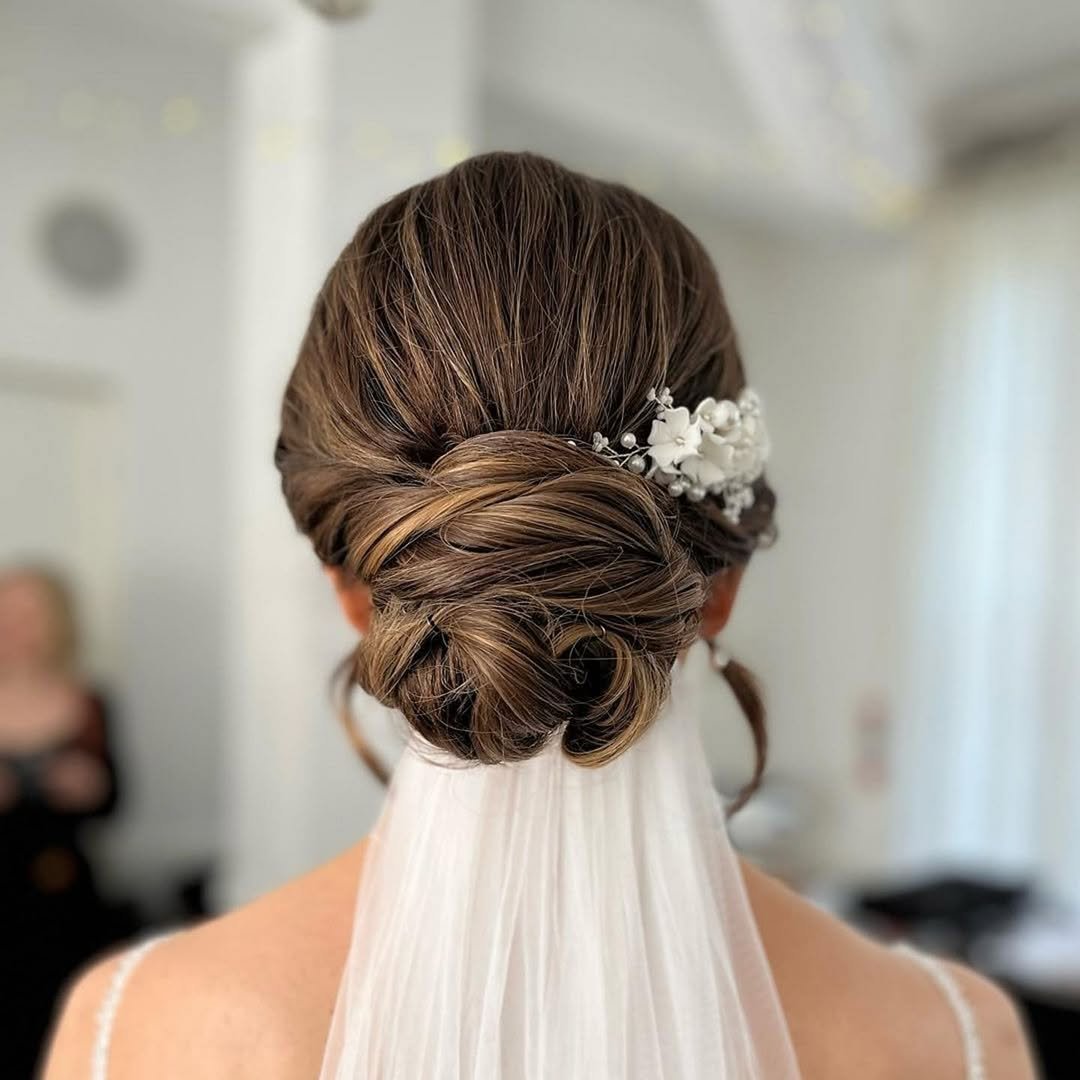 Veil-Worthy Twisted Bun