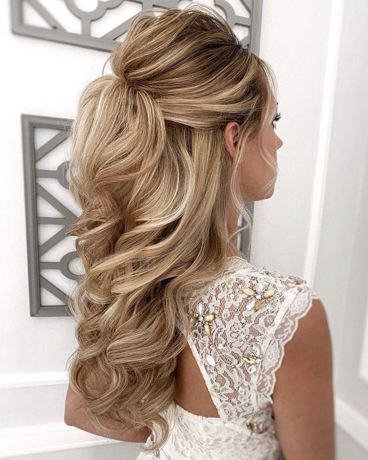 Voluminous Half-Up Perfection 