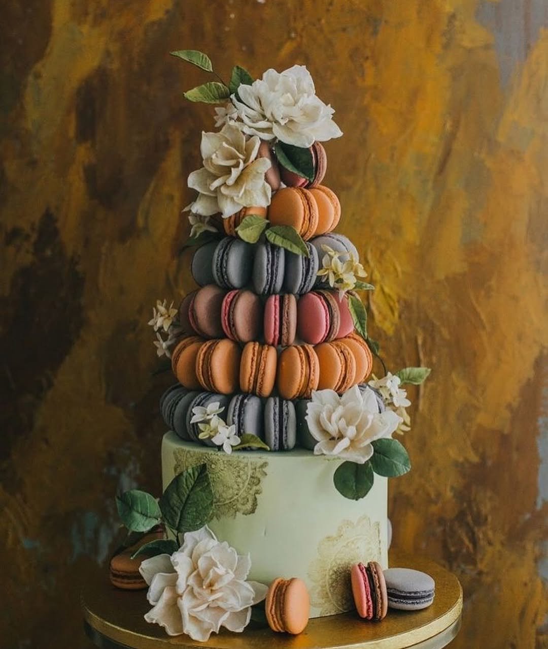 Whimsical Macaron Tower 