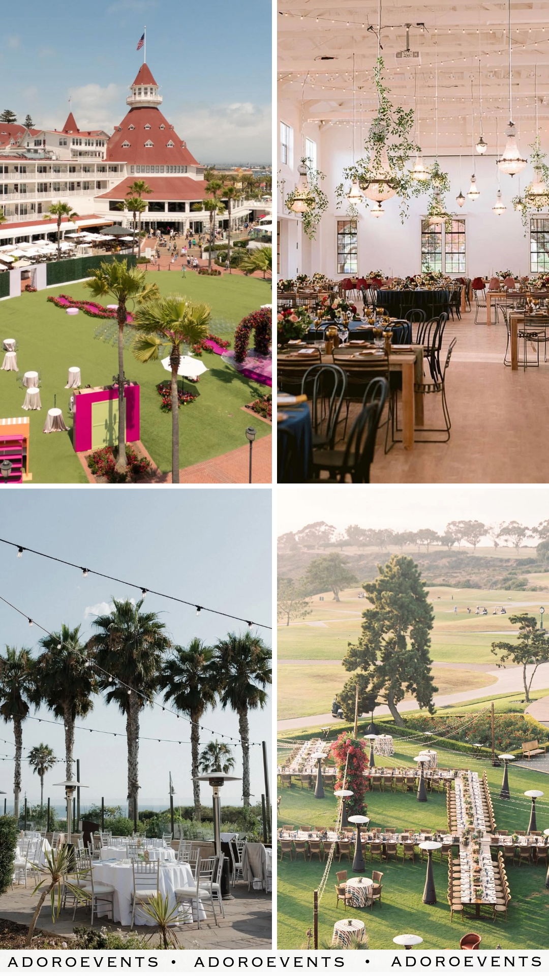 Collage of Wedding Venues In San Diagos