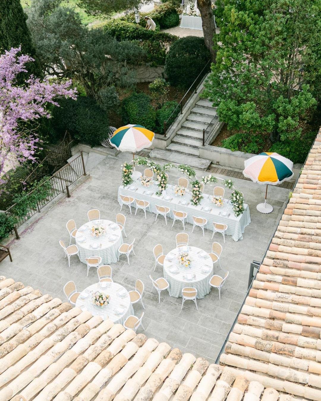 Garden Terrace Brunch Aesthetic